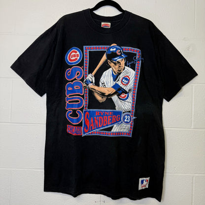 90’s Ryne Sandberg Chicago Cubs MLB T-Shirt Sz XL (B2316)