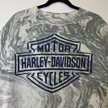 1992 Harley Davidson Marble Dye T-Shirt Sz XL (B2266)
