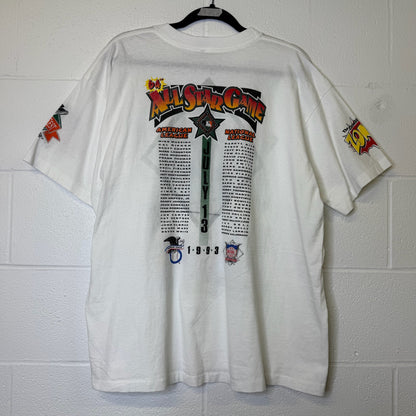 1993 MLB All Star Salem Comic Book T-shirt Sz XL (B1773)