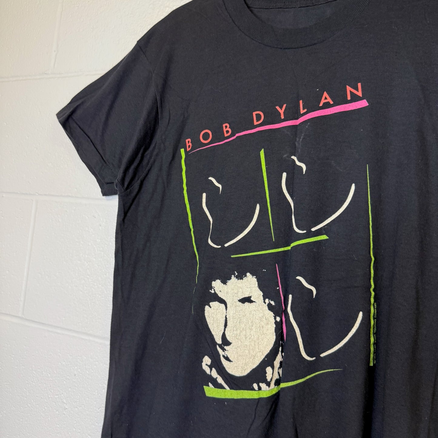 1988 Bob Dylan Band T-Shirt Sz M (B2842)