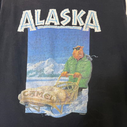 1993 Camel Cigarettes Alaska Dog Sled Long Sleeve T-shirt Sz XL (B1786)