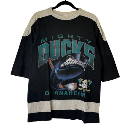90’s Anaheim Mighty Ducks NHL T-shirt Sz XL (B2419)