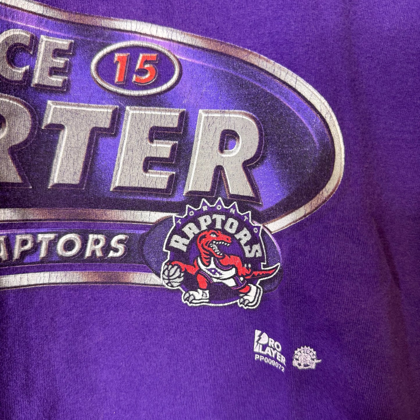90s Vince Carter Toronto Raptors T-shirt Sz 2XL (B2585)