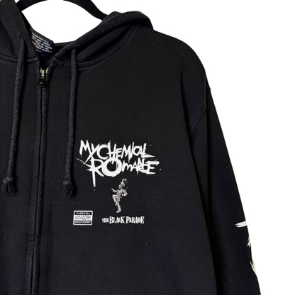 2000s My Chemical Romance Black Parade Hoodie Sz L