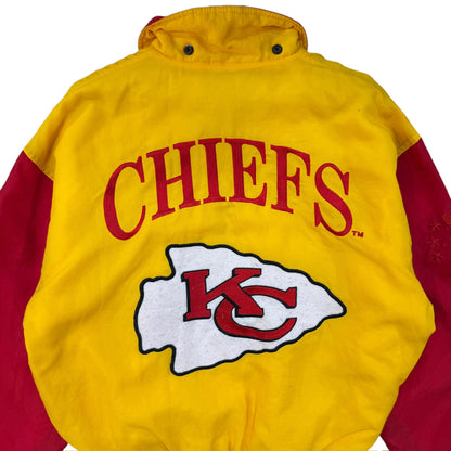 90s Kansas City Chiefs NFL Jacket Nutmeg Sz M