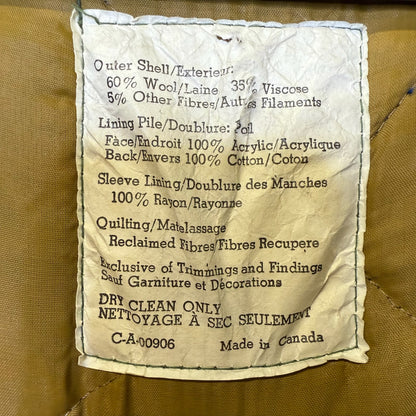 70's Plaid Canadian Made Jacket Sz M (B1778)