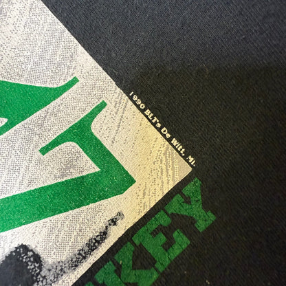 1990 Michigan Spartans NCAA Hockey T-shirt Sz L (B624)