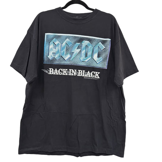 2001 AC/DC Back in Black T-Shirt Sz XL (A7530)