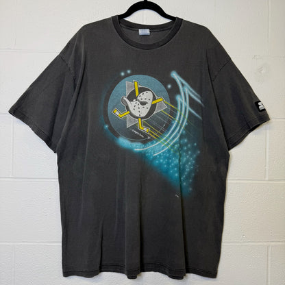 90's Anaheim Mighty Ducks NHL Starter T-Shirt Sz XL (B479)