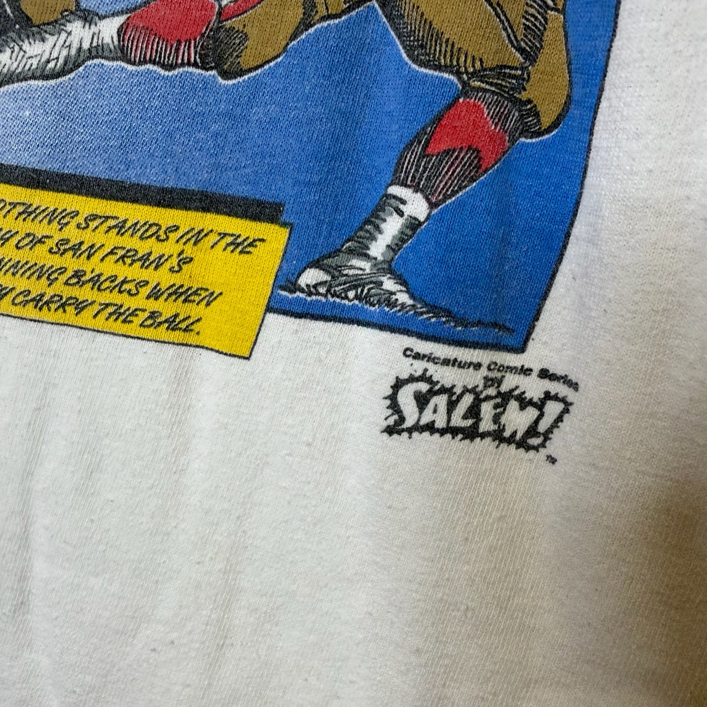 90s San Francisco 49ers Salem Comic NFL T-Shirt Sz XL (B2591)