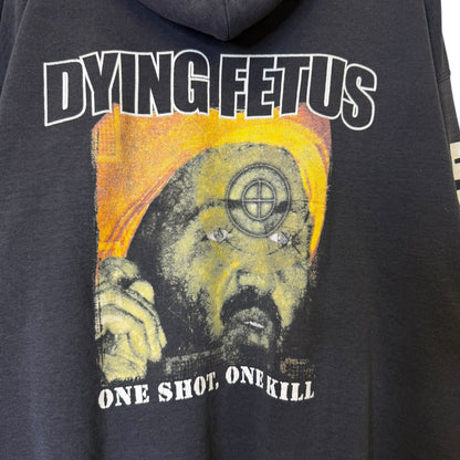 2003 Dying Fetus One Shot One Kill Hoodie Sz XL
