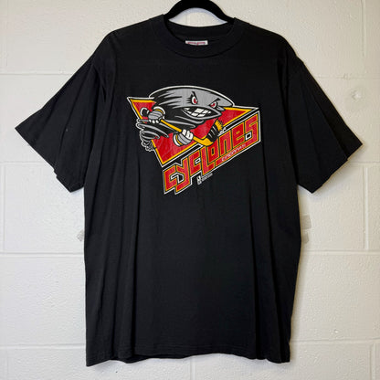 90s Cincinnati Cyclones ECHL Hockey T-Shirt Sz M (B1042)