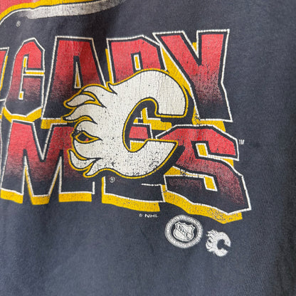 90s Calgary Flames NHL T-Shirt Sz L