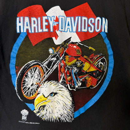 1990 Harley Davidson Canada T-Shirt Sz M (B1357)