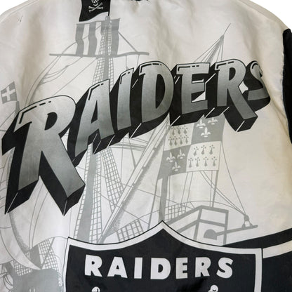 90s Los Angeles Raiders NFL Chalkline Fanimation Jacket