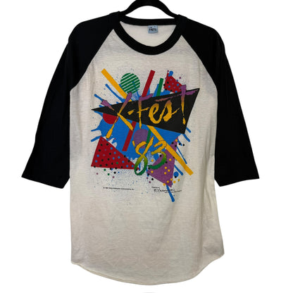 1983 X-Fest Raglan Shirt Sz L (B369)
