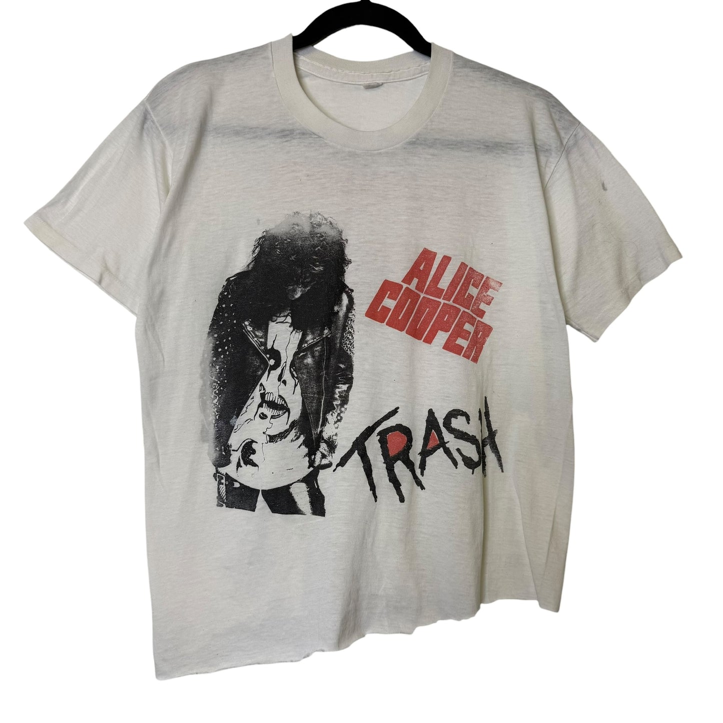 1990 Alice Cooper Trash Canada Tour T-Shirt Sz M (B407)