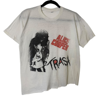 1990 Alice Cooper Trash Canada Tour T-Shirt Sz M (B407)