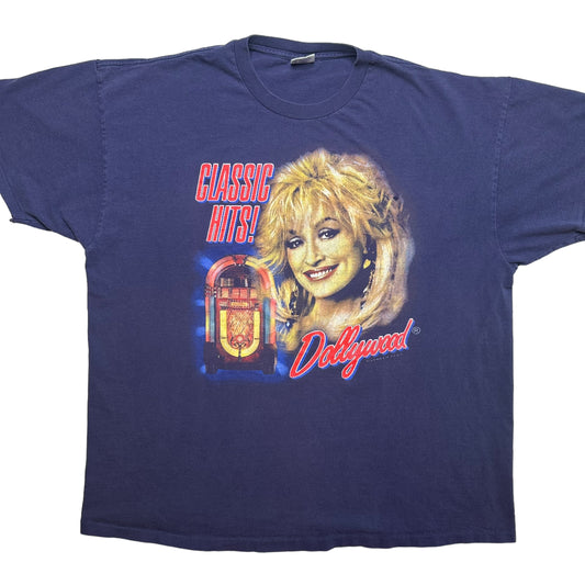 90s Dolly Parton Dollyworld T-Shirt Sz 2XL (A5670)