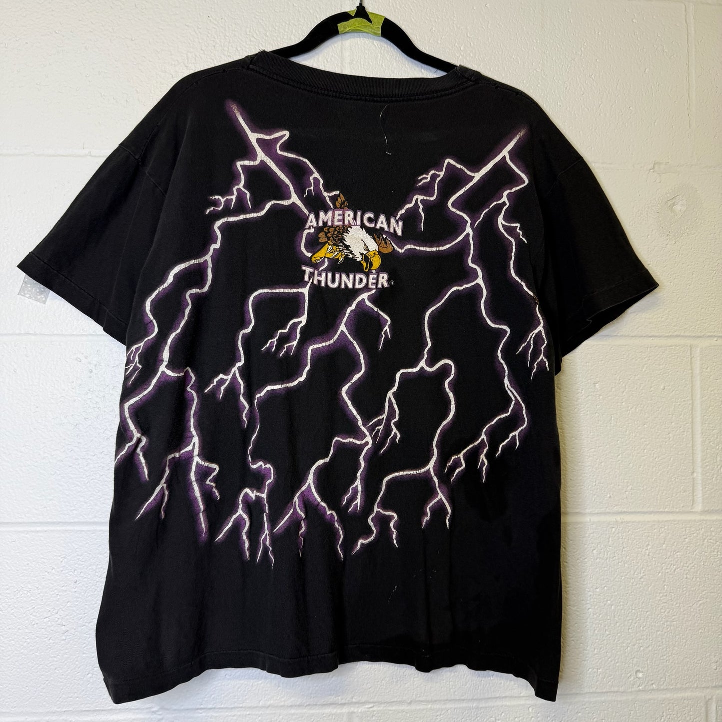 90s Eagle Ride to Live American Thunder T-shirt Sz M (B1713)