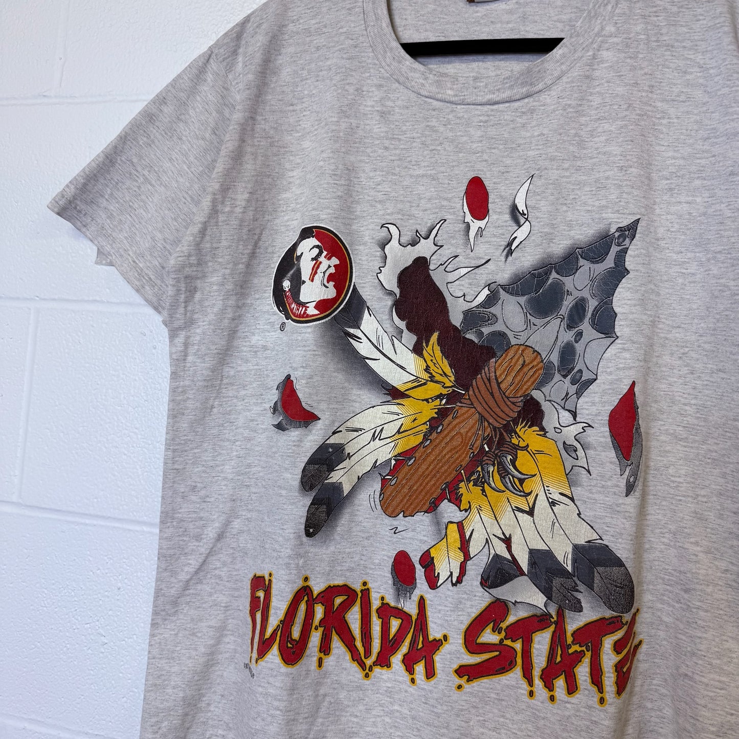 90s Florida State FSU Nutmeg Breakthrough T-shirt Sz L (B2523)