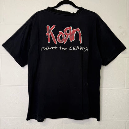 90's Korn Follow The Leader Band T-Shirt  (B2139)