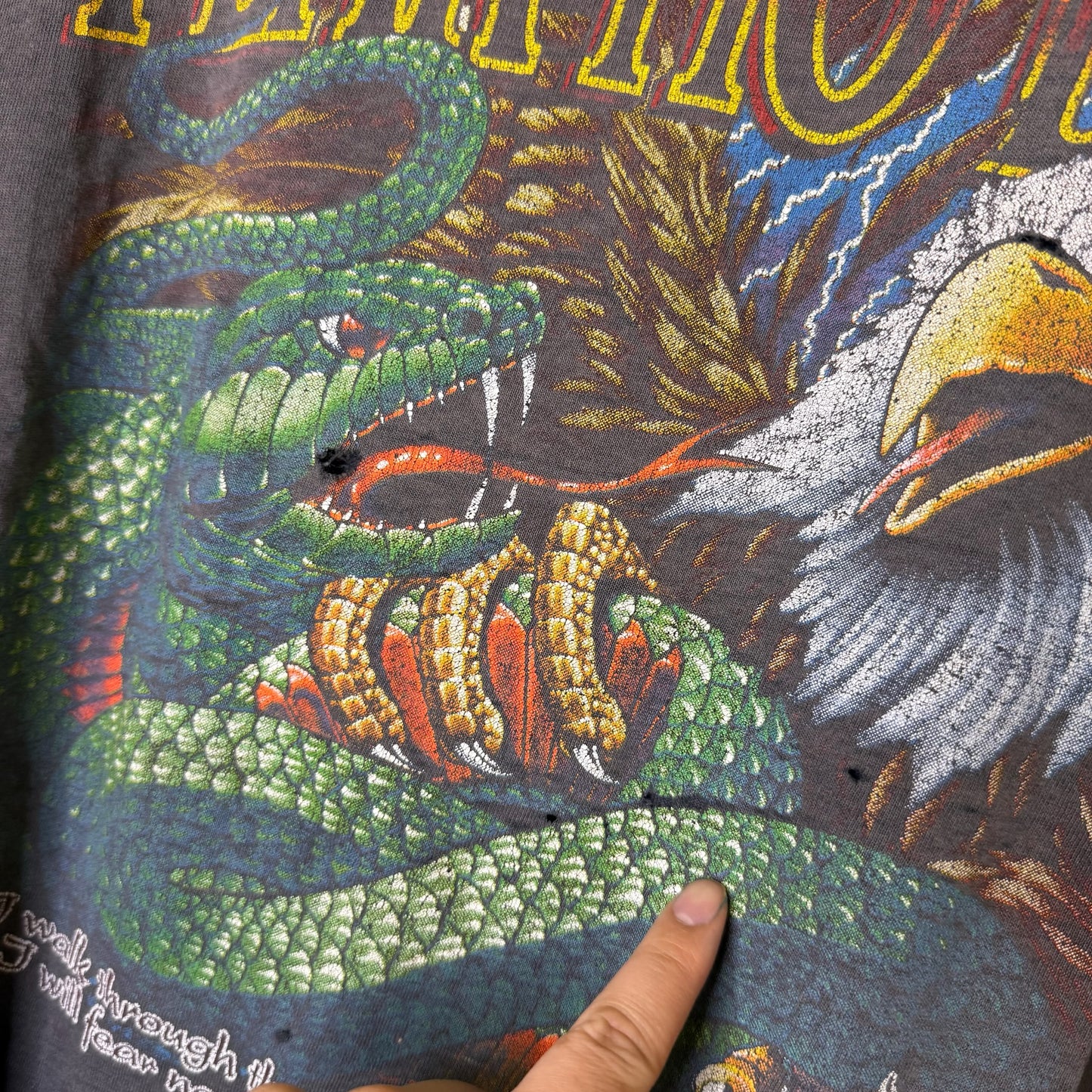 90's Fear No Evil Jesus Fader T-Shirt Sz XL