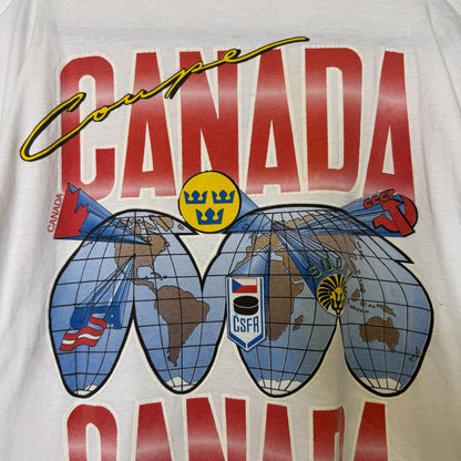 1991 Team Canada Hockey Bulletin Athletics T-Shirt (B2992)