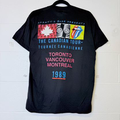1989 Rolling Stones North American Tour T-Shirt Sz L ()