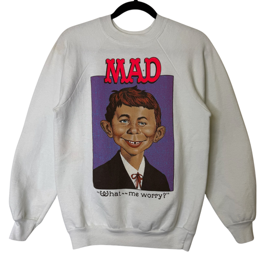 90s Mad Magazine Crewneck Sz S (B2802)