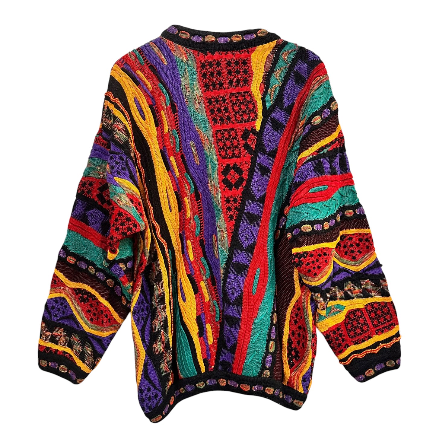 90's Coogi Style Sweater by Tundra Sz L (A3271)