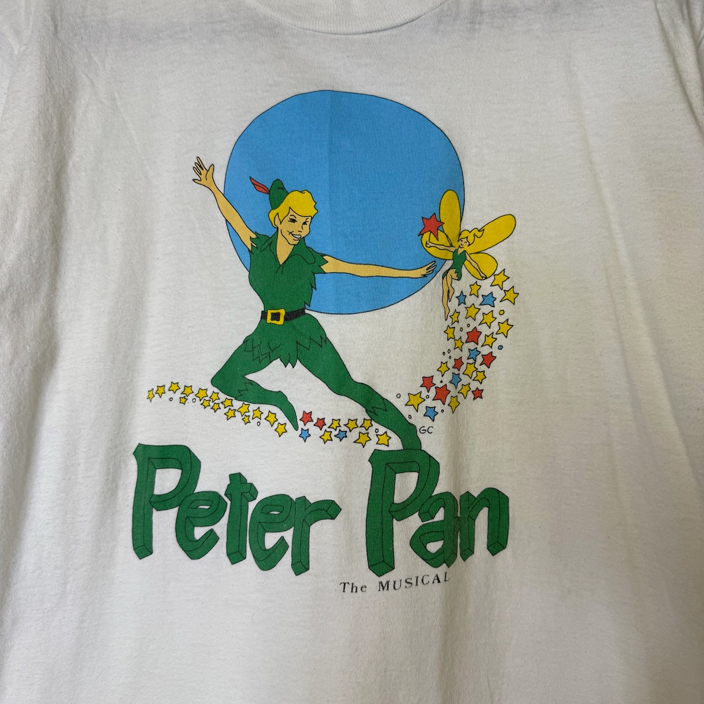 90s Peter Pan Musical Disney T-shirt Sz XL (B653)