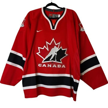 2000s Nike Team Canada Hockey Jersey Sz L (B1974)