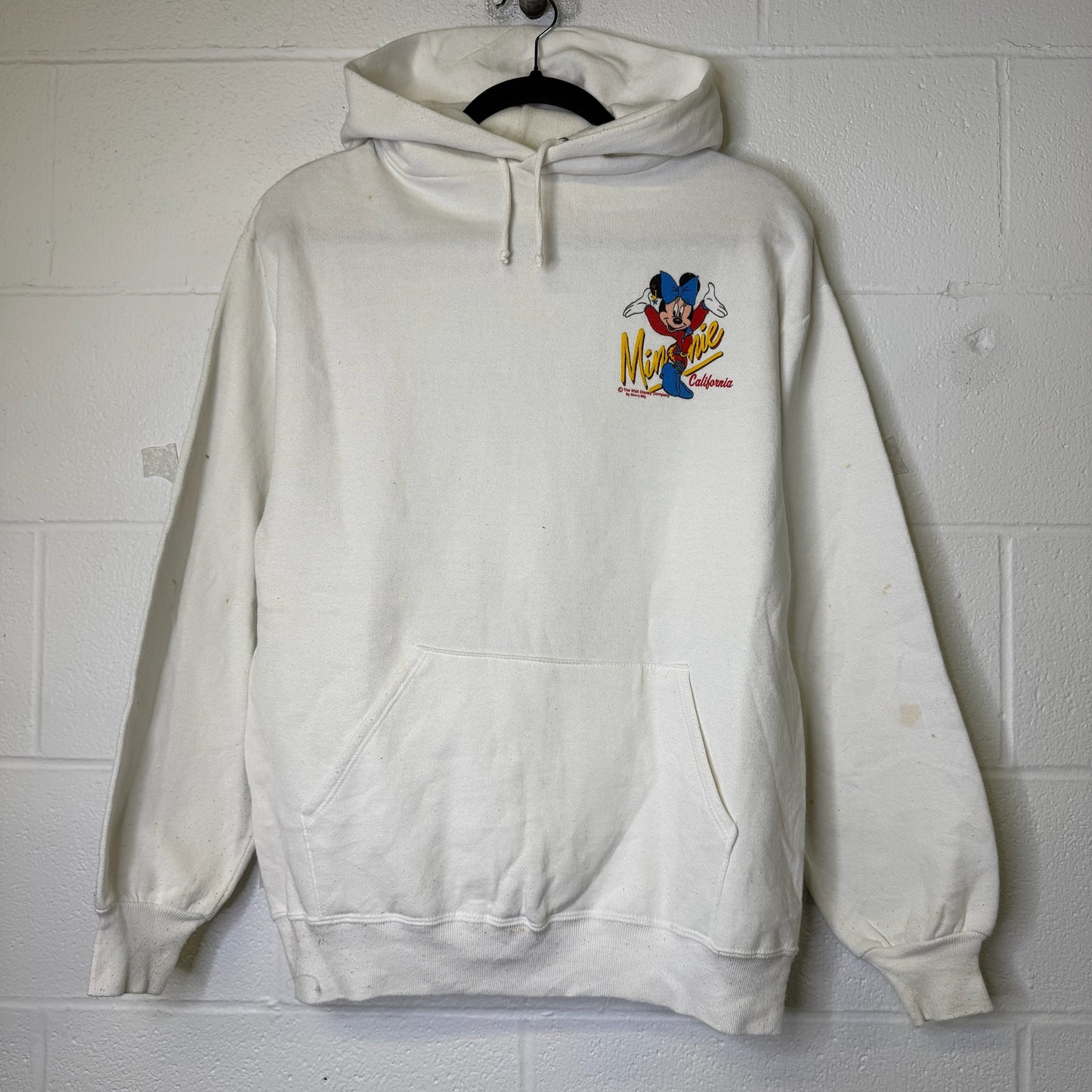 90's Disney Minnie Mouse Hoodie Sz L (B2452)