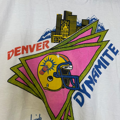 90s Denver Dynamite NFL T-Shirt Sz XL (B2914)
