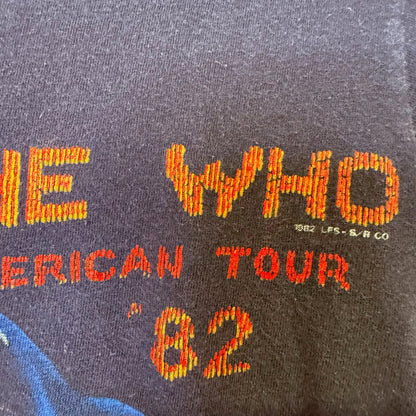 1982 The Who American Tour T-Shirt Sz M (B2497)