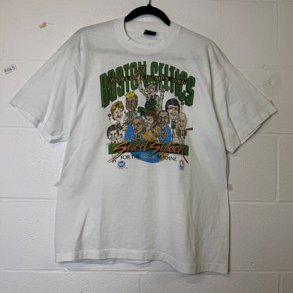 1986 Boston Celtics Sweet Sixteen NBA T-shirt Sz XL (B2572)