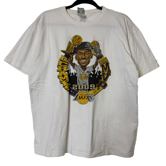2009 Kobe Bryant LA Lakers NBA T-Shirt Sz L (B2180)