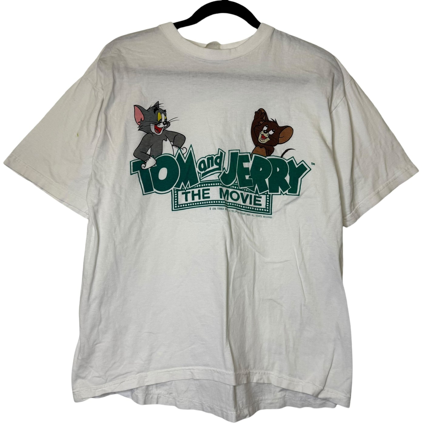 1996 Tom & Jerry The Movie T-shirt Sz L (B1742)