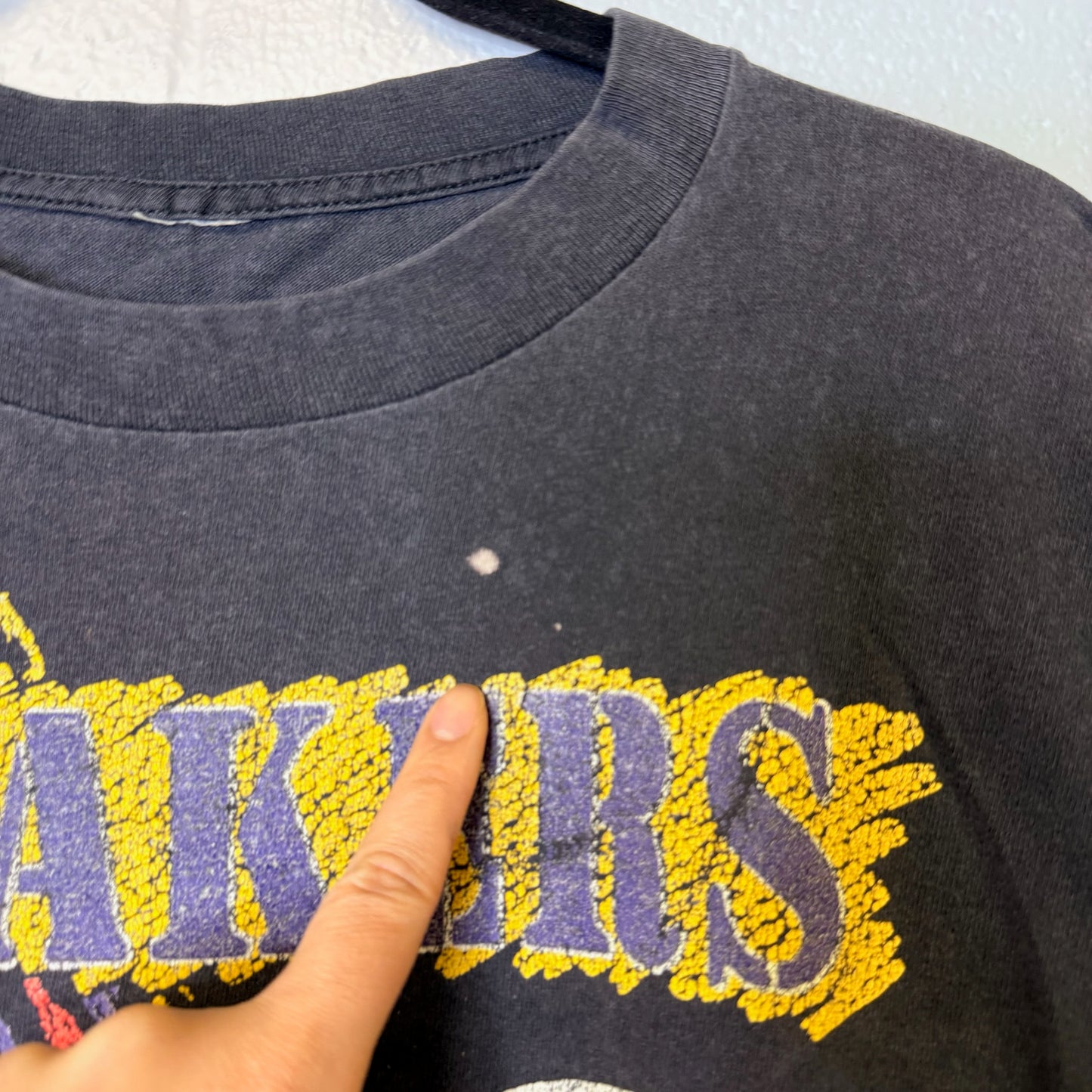 90's LA Lakers Nutmeg NBA T-Shirt Sz XL (B2533)