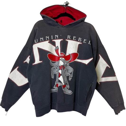 90s UNLV Rebels NCAA Spellout Hoodie (B2459)