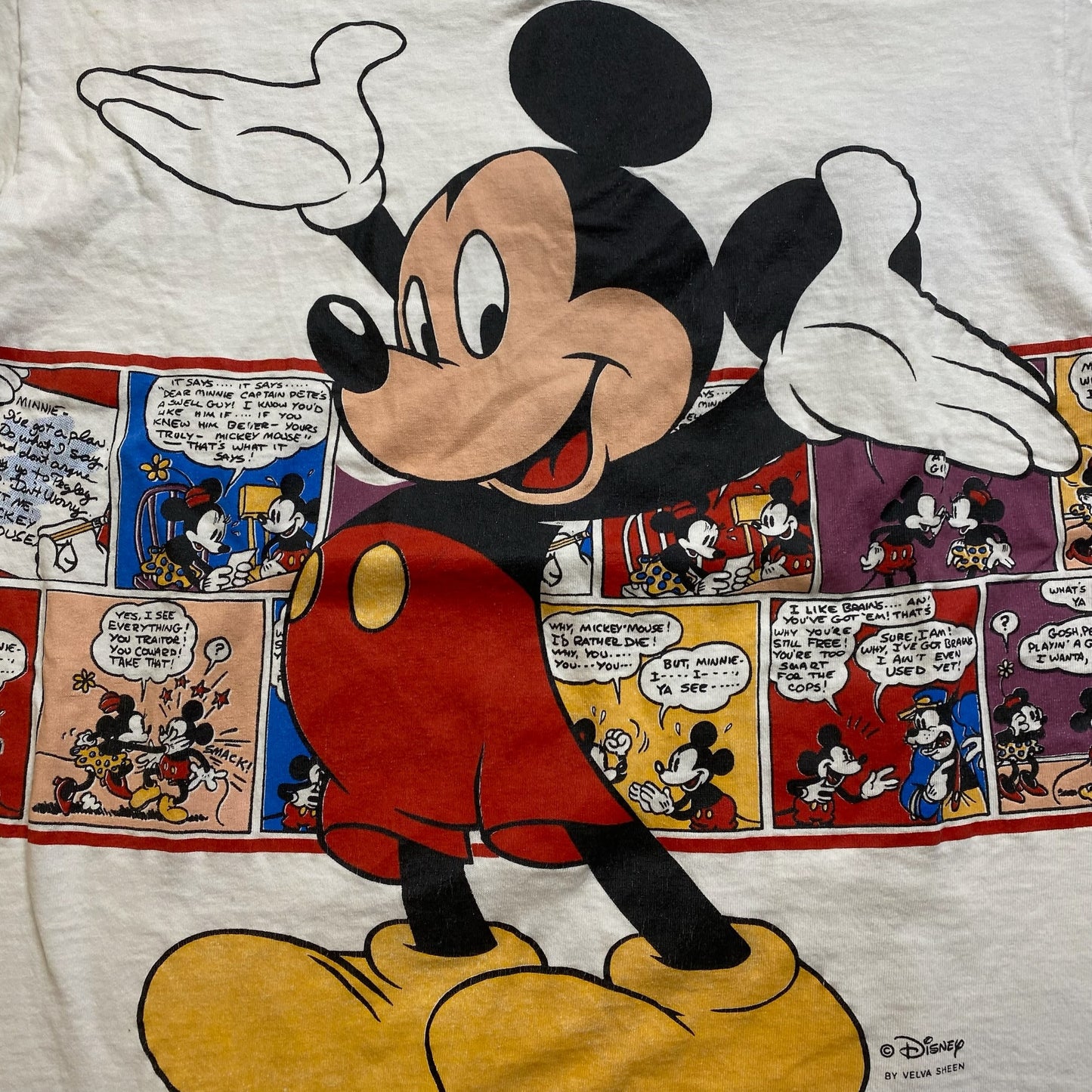 90s Mickey Mouse Disney T-shirt Sz M (A3666)