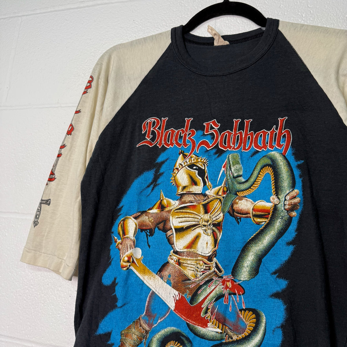 80s Black Sabbath Band Raglan T-Shirt