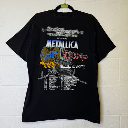 2000 Metallica Summer Tour T-Shirt Sz XL (B1717)