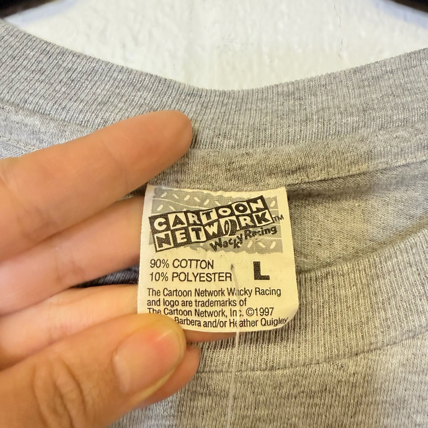 1998 Scooby Doo NASCAR T-Shirt Sz L (A9085)