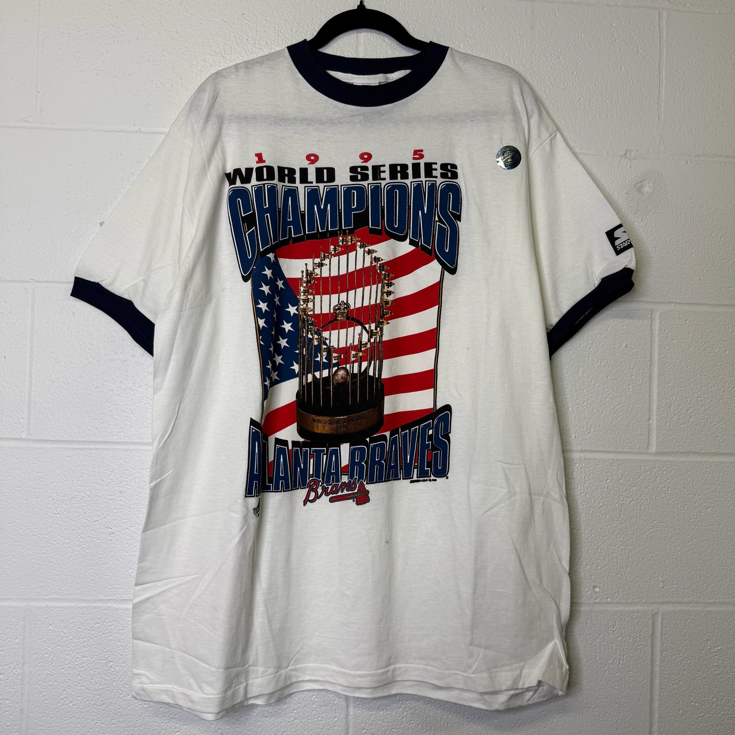 1995 Atlanta Braves MLB T-shirt Sz L (B1637) NWT