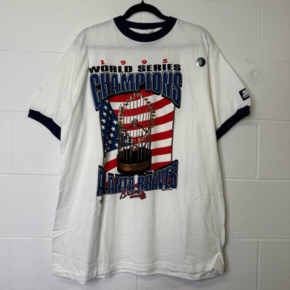 1995 Atlanta Braves MLB T-shirt Sz L (B1637) NWT