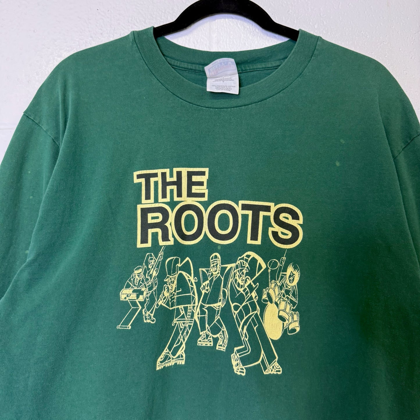 90s The Roots Illadelph Halflife Band Long Sleeve Shirt Sz L (B2486)