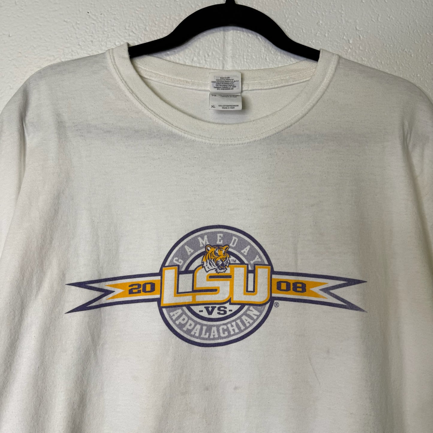 2008 LSU Arizona Rivalry Game NCAA T-shirt Sz XL (B1659)