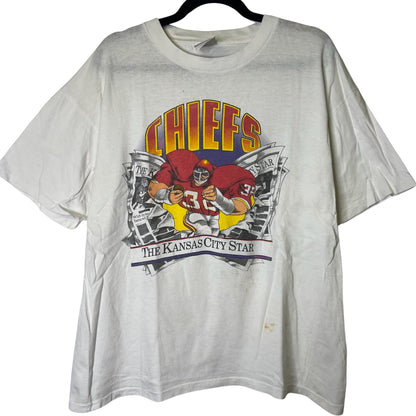 90's Kansas City Chiefs NFL T-shirt Sz XL (B2448)